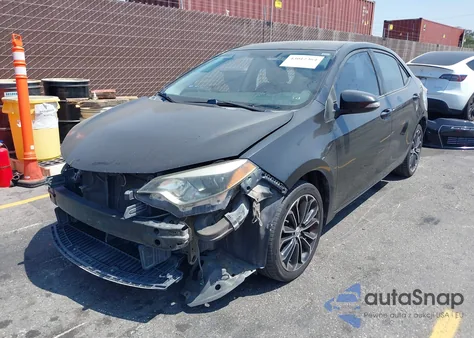 2014 Toyota Corolla S Plus из США, поврежденный, VIN 5YFBURHE0EP159986